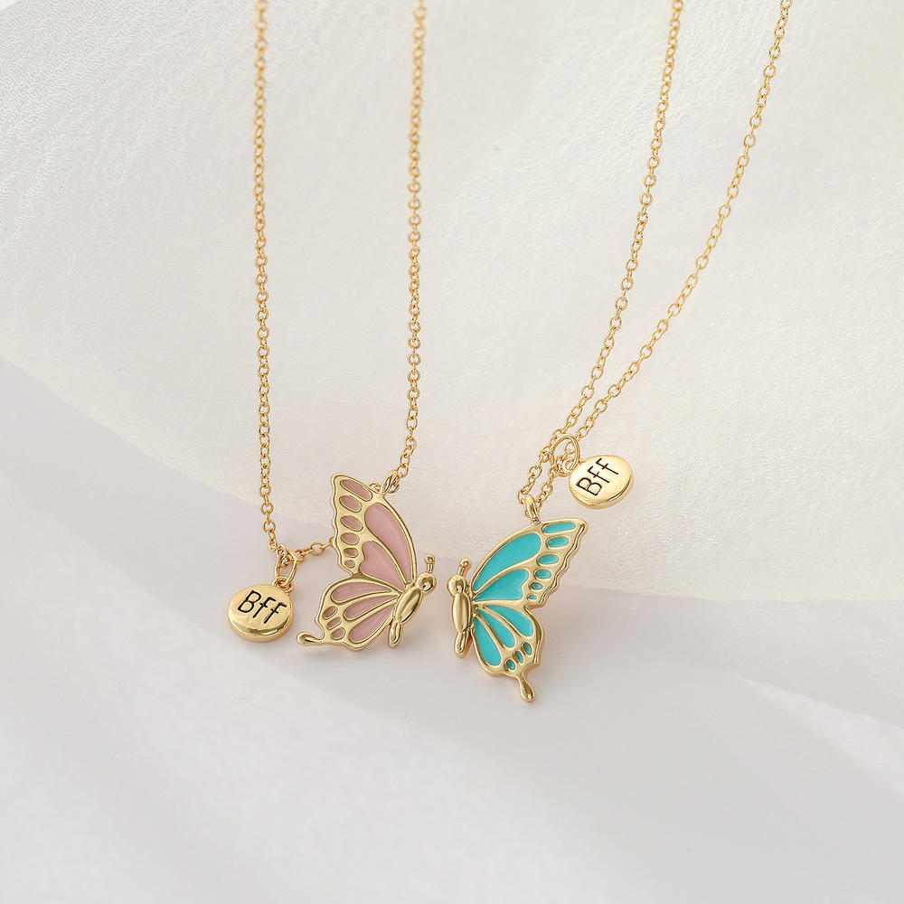 2 Pcs Set Best Friend Necklace BFF Cute Charm Heartshaped Koala Friendship Necklaces Friends Jewelry for Womens Grils. 