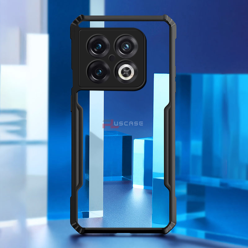 PlusCase for OnePlus 10 Pro 5G Case Air Cushion Hard Clear Shockproof Back Cover. 