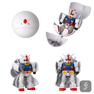 BANDAI Mobile Suit Gundam Morph Harrow Genzo Wings Unicorn Zagu Gacha Toy. 