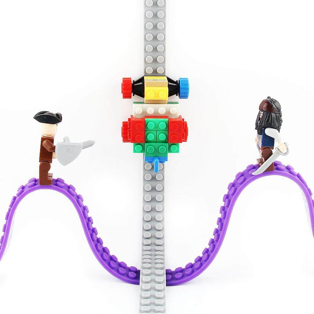 OXOQO Building Block Tape for Lego Bricks Self Adhesive Baseplate Strips for Kids Non-toxic Cuttable Reusable for Lego Lover Kids Toy Gift. 
