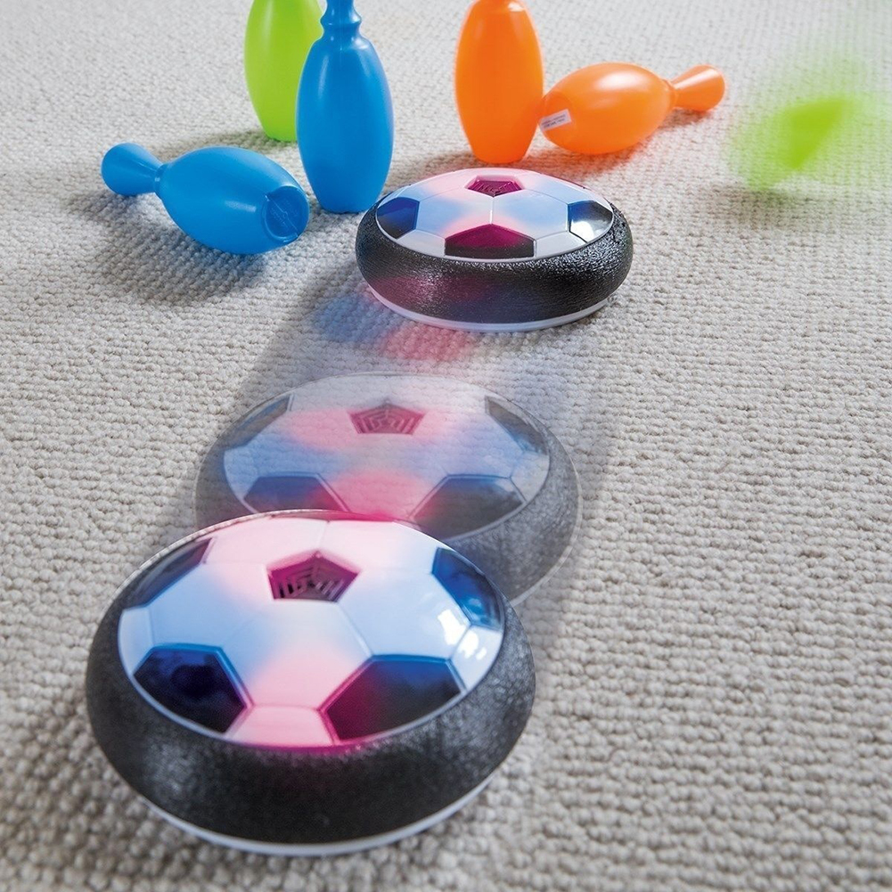 【Atoztide Store】（NEW）Electric LED Hover Indoor Floating Soccer Interactive Toy. 