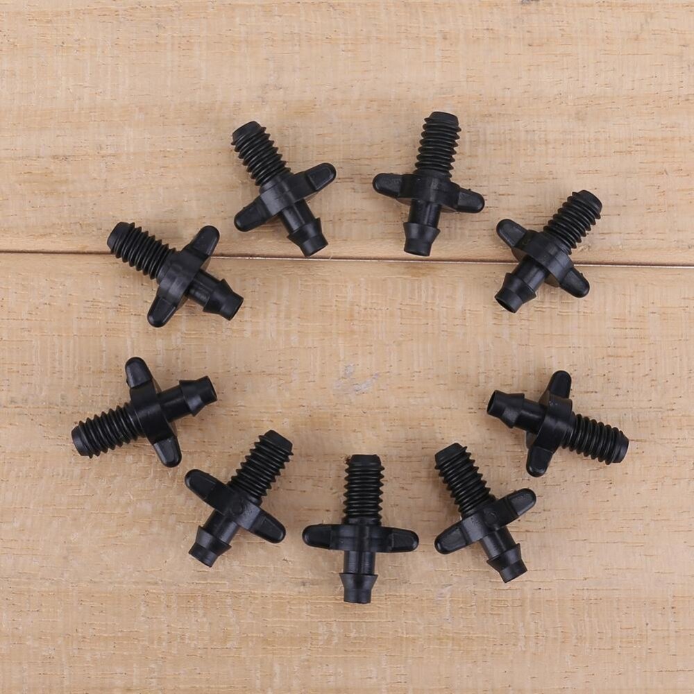 【ZOSR】6mm Male Thread Single Barbed 4/7mm PVC Hose Connector Home Garden. 