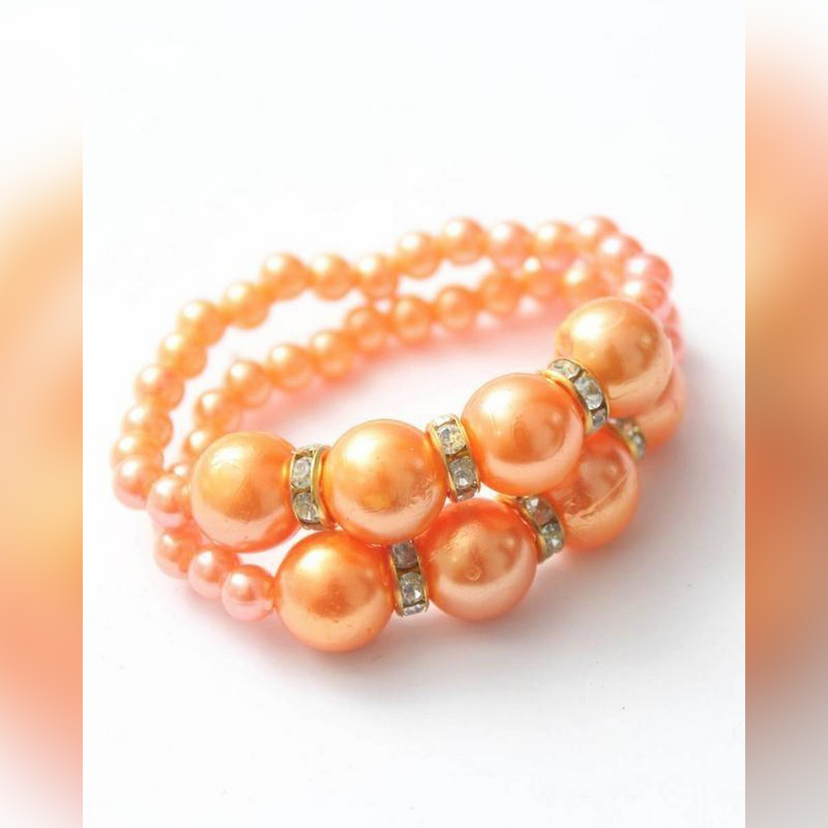 Women's Orange Color Bracelet