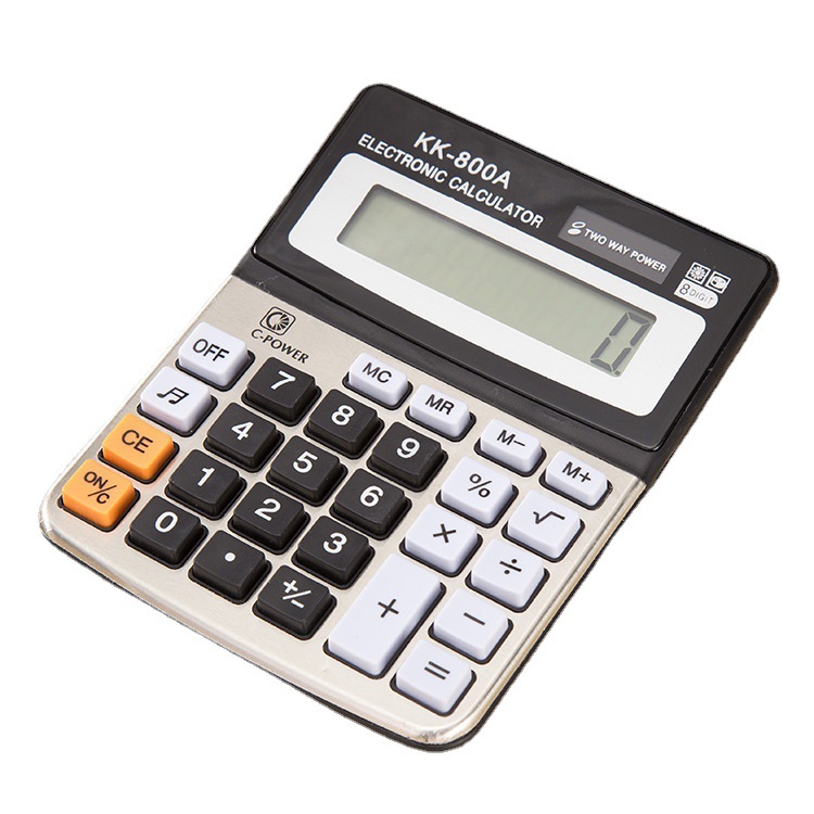 KK-800A 12-Digit Calculator Business Accounting Electronic Calculator Computer Classic Office Electronic Calculator Hs725L. 