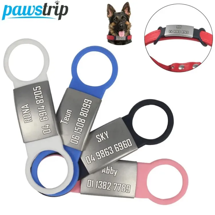 Rubber pet hot sale id tags