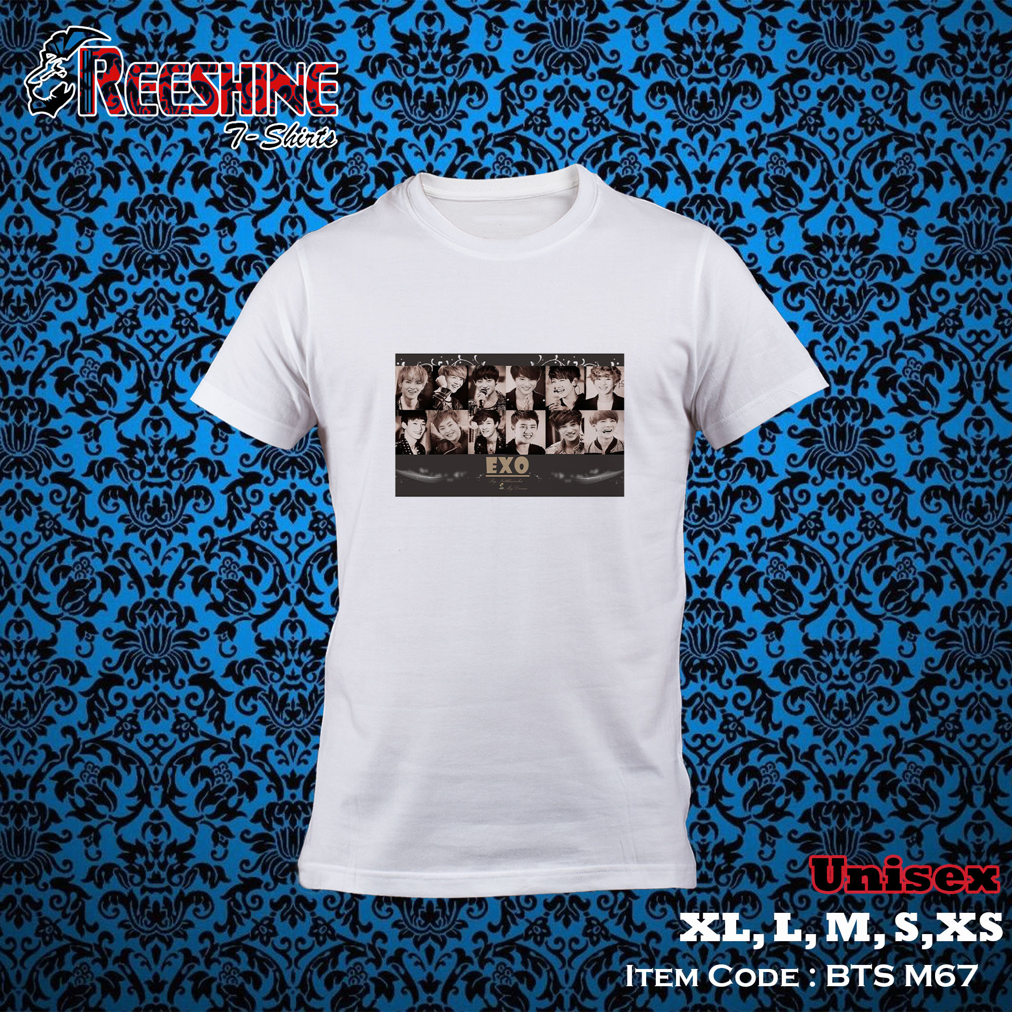 EXO Printed T- shirt for Woman (Wet look). 
