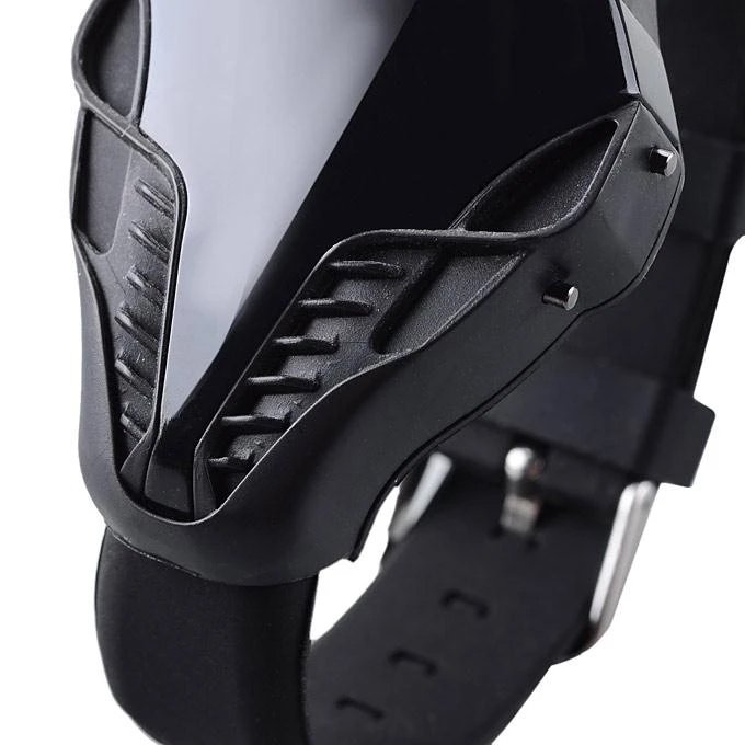 Cobra LED watch unique design silicone hand ring wrist watch For men's Women watches Fashion digital watch. 