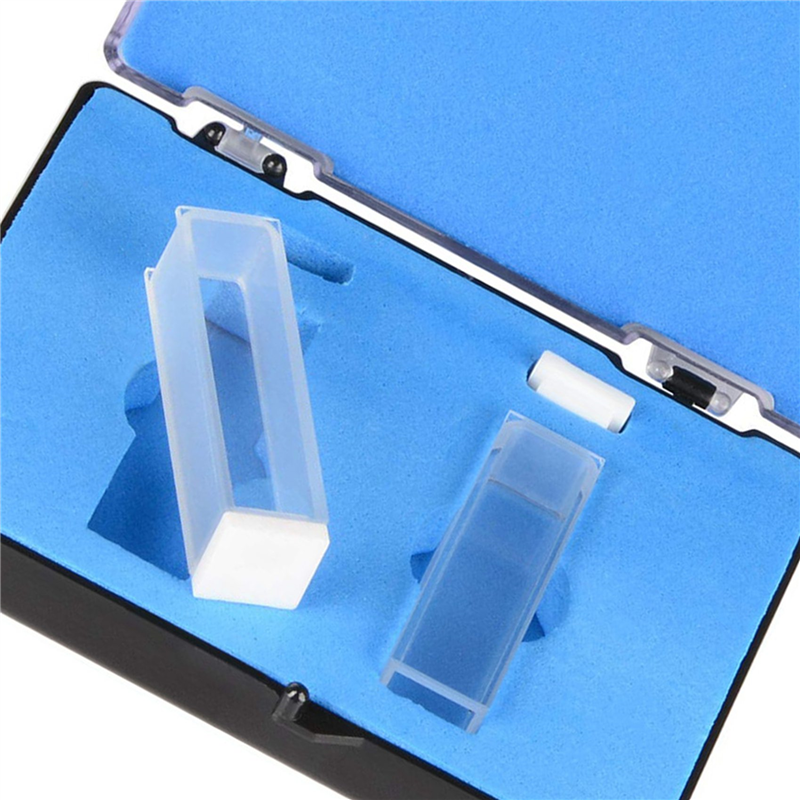 Quartz Cuvette,Spectrophotometer Cuvettes 10 mm Path Length, 45mm Height, 3.5 ML Capacity - 6 PCS. 