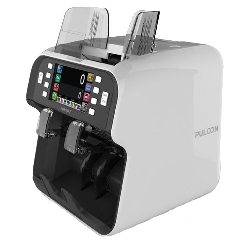 Cash Counting Machine - Double Pocket Multi Currency Mix Value EE7 - Eagle Eye 7