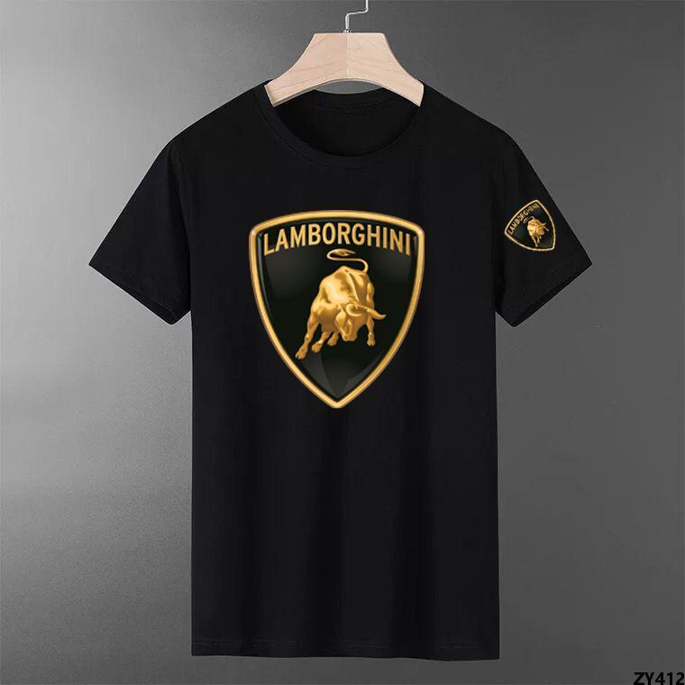 Car Cotton World Men's and Women's Clothes Porsche LOGO Clothes Famous Car Short Sleeve Ferrari T T-shirt Logo. 
