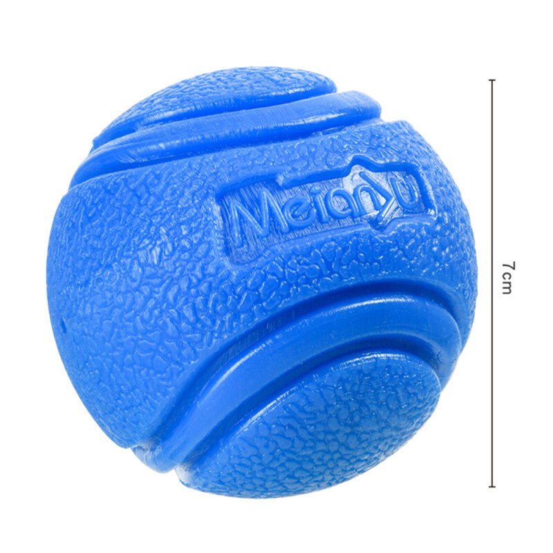 Pet Dog Bouncy Ball Bite-resistant Rubber Toy Dog Chew Toys Outdoor Throwing Training For Dogs. 