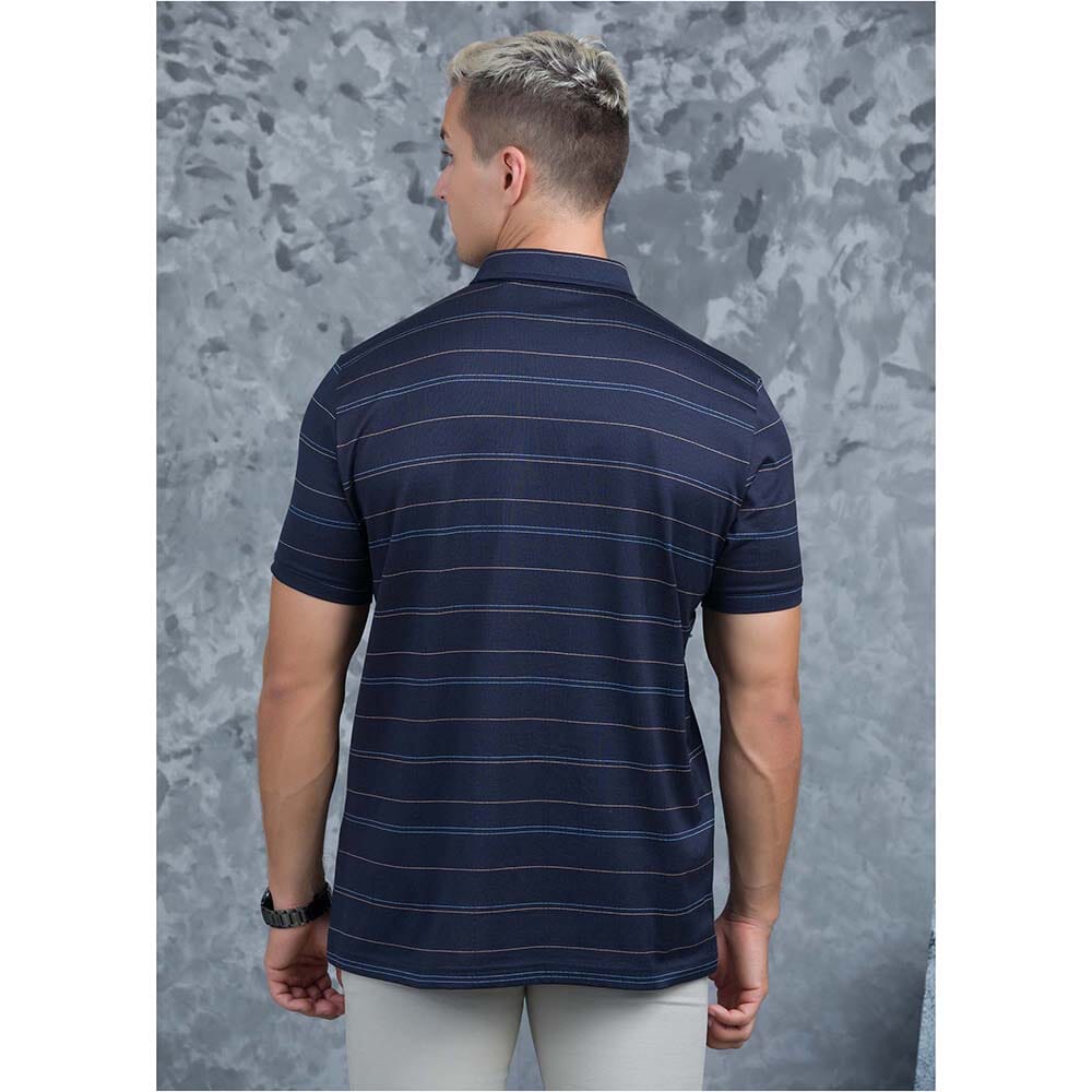 Casual Wear Self Collar T-Shirt. 