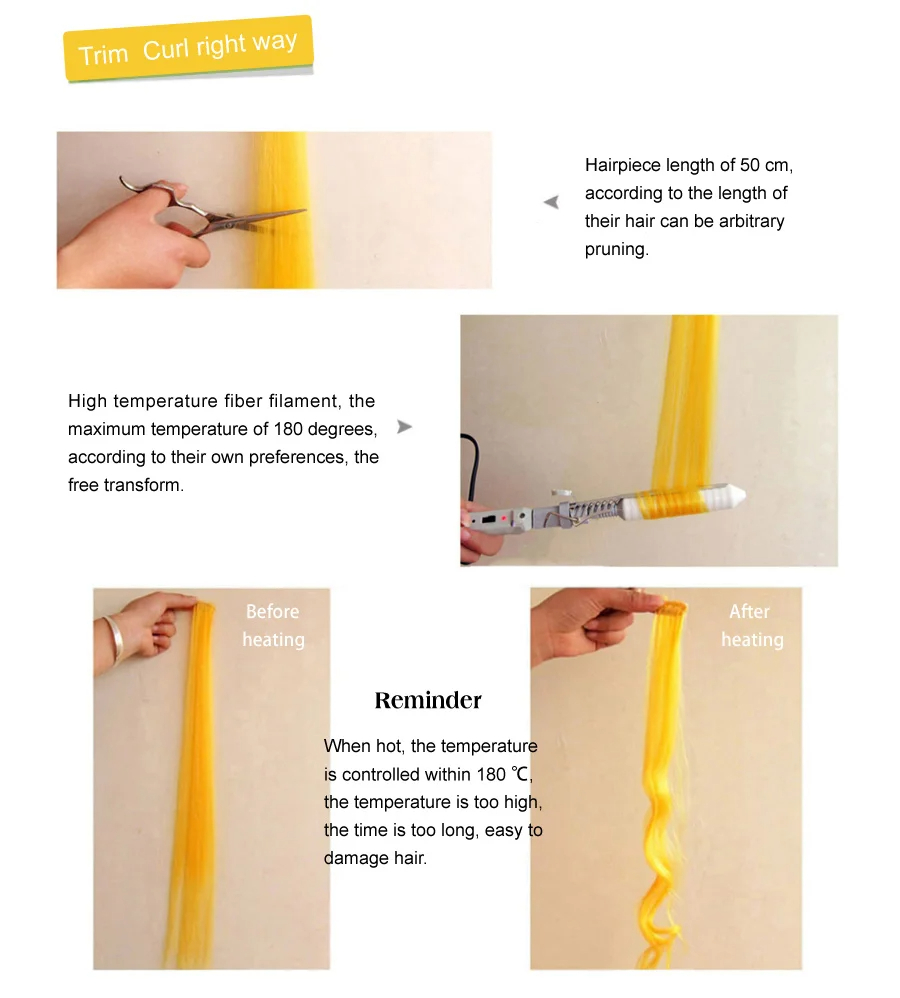 new Piece For Ombre Hair Extensions Pure Color Straight Long Synthetic Hair Fake Hair. 