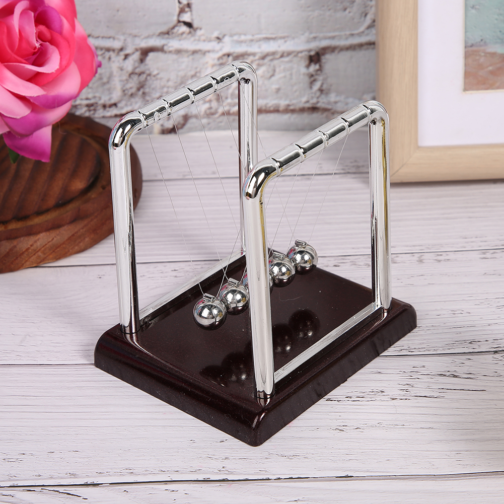 newton's cradle balance ball physics science pendulum desk gadgets decor. 