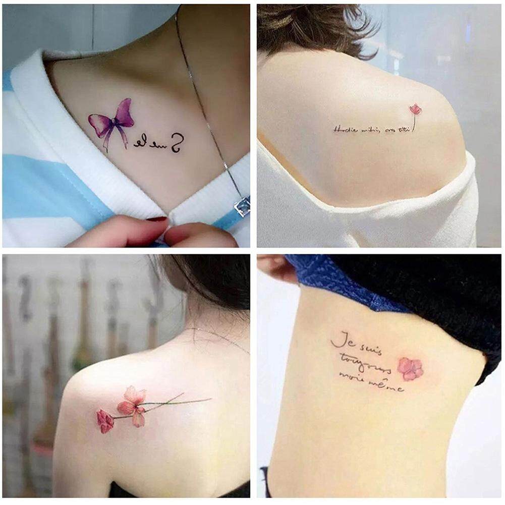 BUYINCOINS 30Pcs Waterproof Temporary Tattoo Stickers Removable Body Art Tattoos Water Transfer Flash Tattoos. 