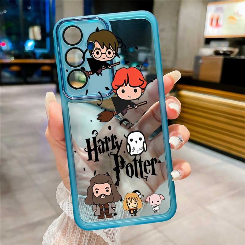 Samsung Galaxy A55 A35 A25 A15 5G A05 A05s Harry Potter Casing Clear Candy Silicon Case Camera Protector Soft Case Cover