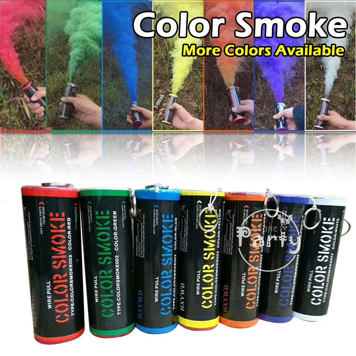 Color Smoke Bomb Smoke for Pre Shoots and Gender Reveal Happy Birthday Party