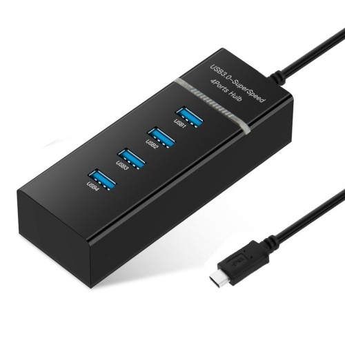 USB HUB 3.0 High Speed 4 Ports Splitter For Desktop PC Laptop. 