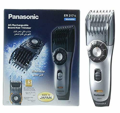 Panasonic Rechargeable beard and hair trimmer ER217 S 007 made in japan
