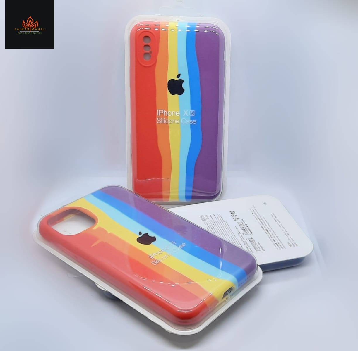 Rainbow Silicone Phone Case for iPhone 13 Soft TPU Rainbow Silicon Case Origina l Silicon Back Cover  iPhone 13 Back Cover. 