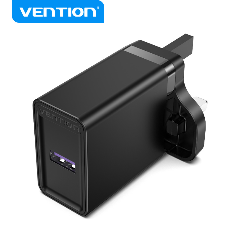 Vention 22.5W USB Charger Quick Fast Charge QC 3.0 USB Android for Huawei Redmi Note 10 Pro Xiaomi Poco X3 NFC, SAMSUNG S20 Realme 6 Pro Wall Charger. 
