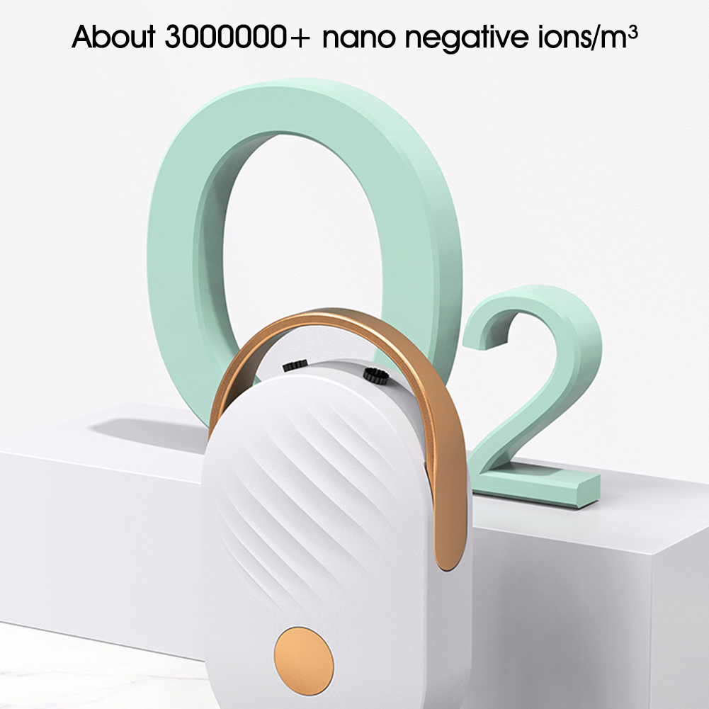 【BestGO】Personal Wearable Air Purifier Necklace Mini Hanging Neck Type Negative Ion Air Purifier Portable Necklace Portable Purifier Low Noise Car fresh air PK Aolon ninja ion cherry ion airtamer. 