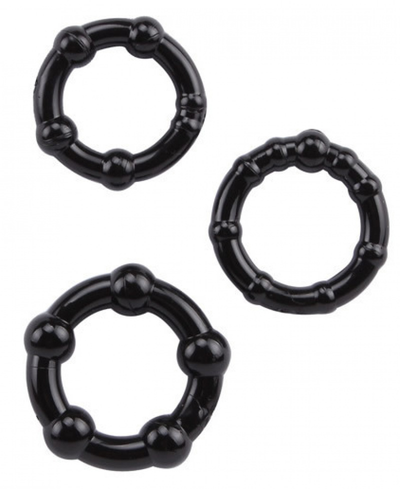 18 + Men's Delay Ring 3Pcs Set Transparent Horseshoe Ring Silicone Penis for Men Delay Ring Sex Toys for Men Adult Toys. 