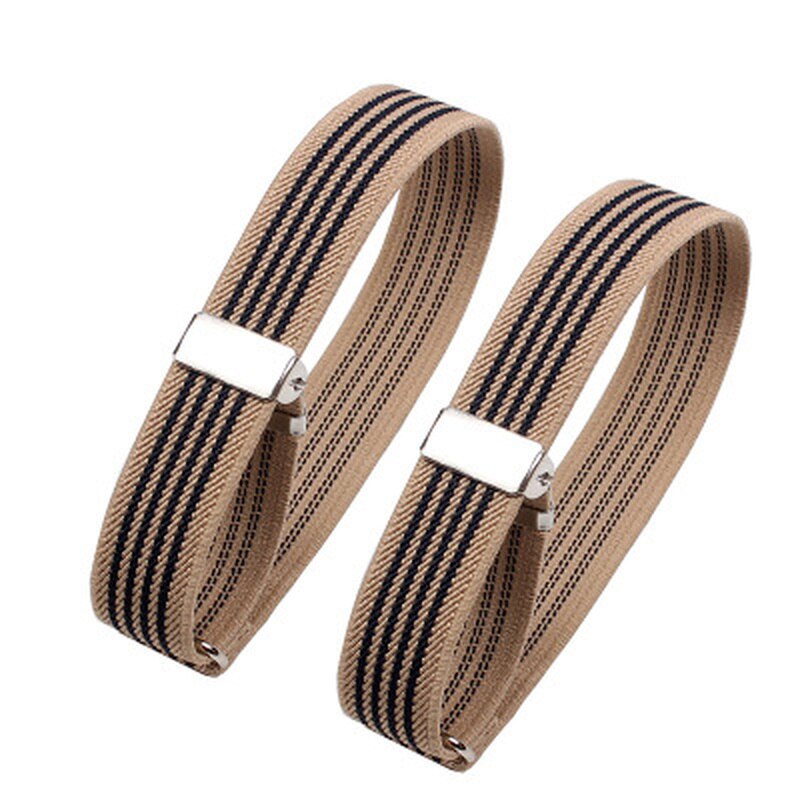 【Hannah Martin Official Store】Men Adjustable Arm Cuffs Bands for Wedding Clothing Accessories One Pair Elastic Armband Shirt Sleeve Holder. 