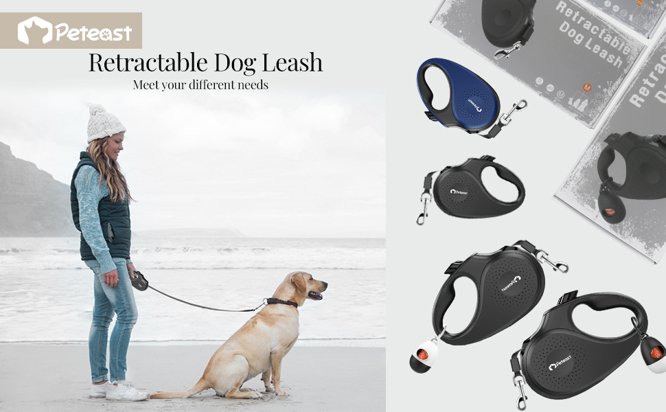 New Classic Retractable Dog Leash. 
