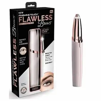 finishing touch flawless brows eyebrow hair remover blush