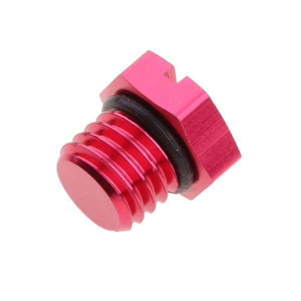 9x Air Bleeder Screw for Duramax Diesel Fuel Filter Housing 2001-2016 Red