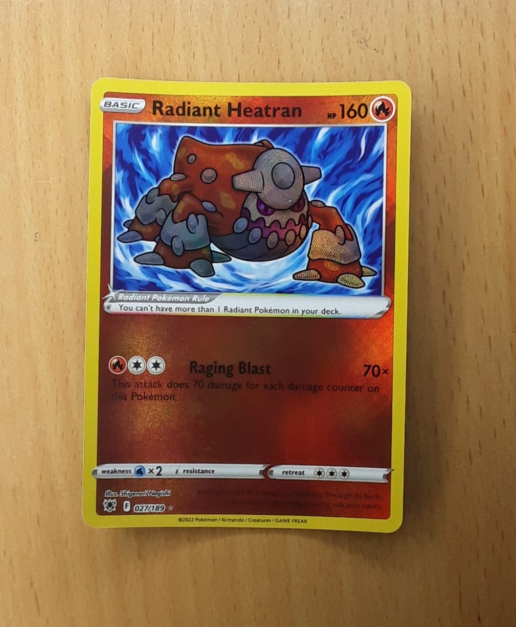 Pokemon Radiant Heatran 027/189 - Real | Daraz.lk Pokemon Radiant Heatran 027/189 - Real | Daraz.lk