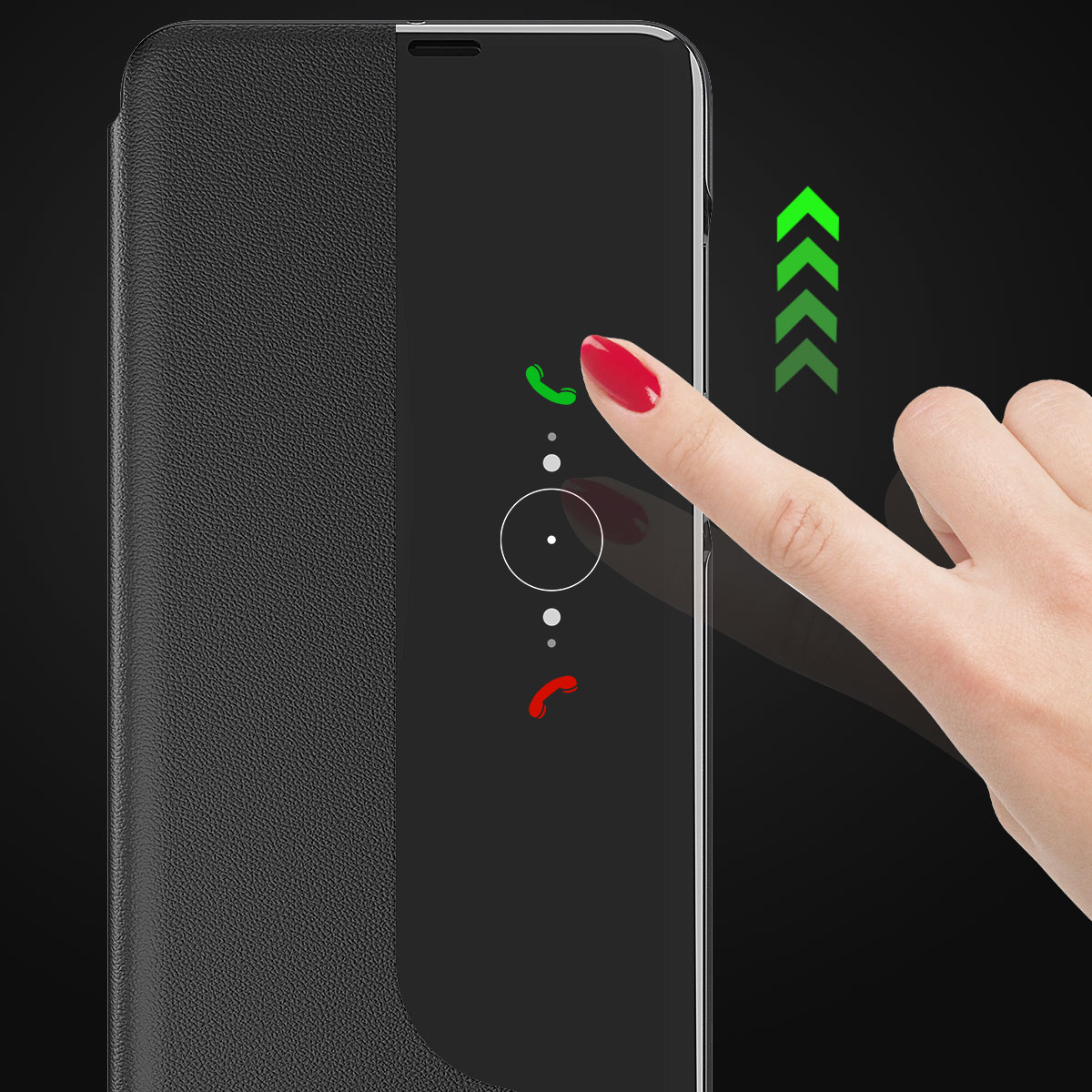 Flip Case For Huawei Mate 20 Pro Phone Case Smart Window View Shockproof PU Leahter Cover. 