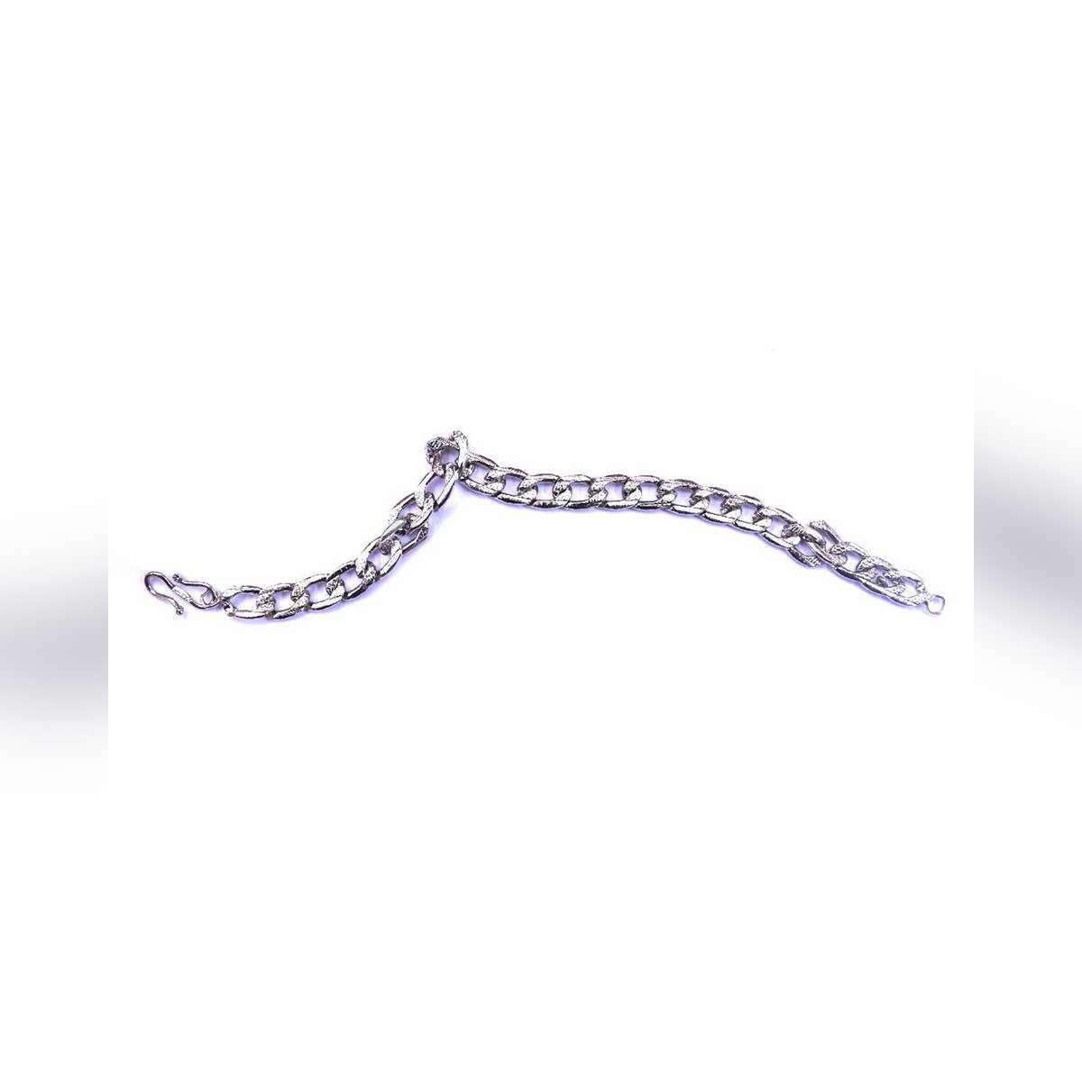 Men's Silver Oxidize Bracelet