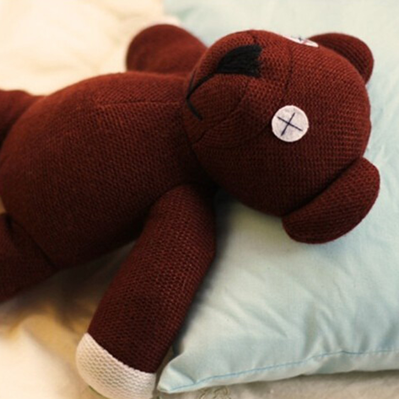 23cm Mr Bean Teddy Bear Animal Stuffed Plush Toy Soft Cartoon Brown Figure Doll. 
