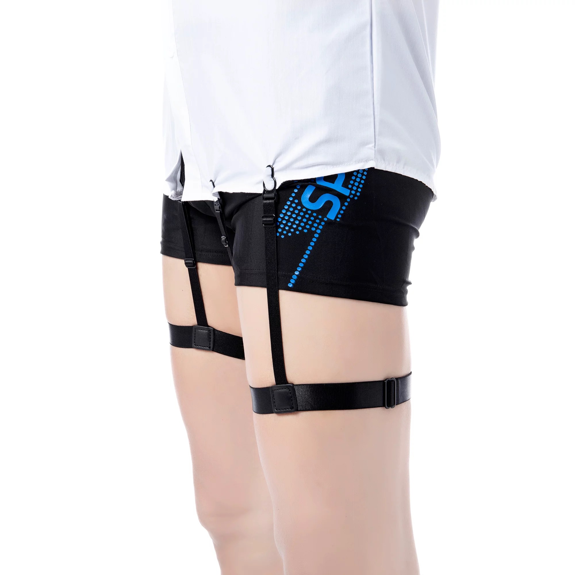 Pair of Unisex Garter Suspender Shirt Stay Clip Dress Shirt Holder Straps Non-Slip Shirt Clip Shirt Stays Shirt Holder Men Dress Shirt Garter Stays Keep Tuck Non-Slip Clips Non-Slip Locking Clamps Garter Straps Suspenders Anti Slip Shirt Pull Down Shirt. 