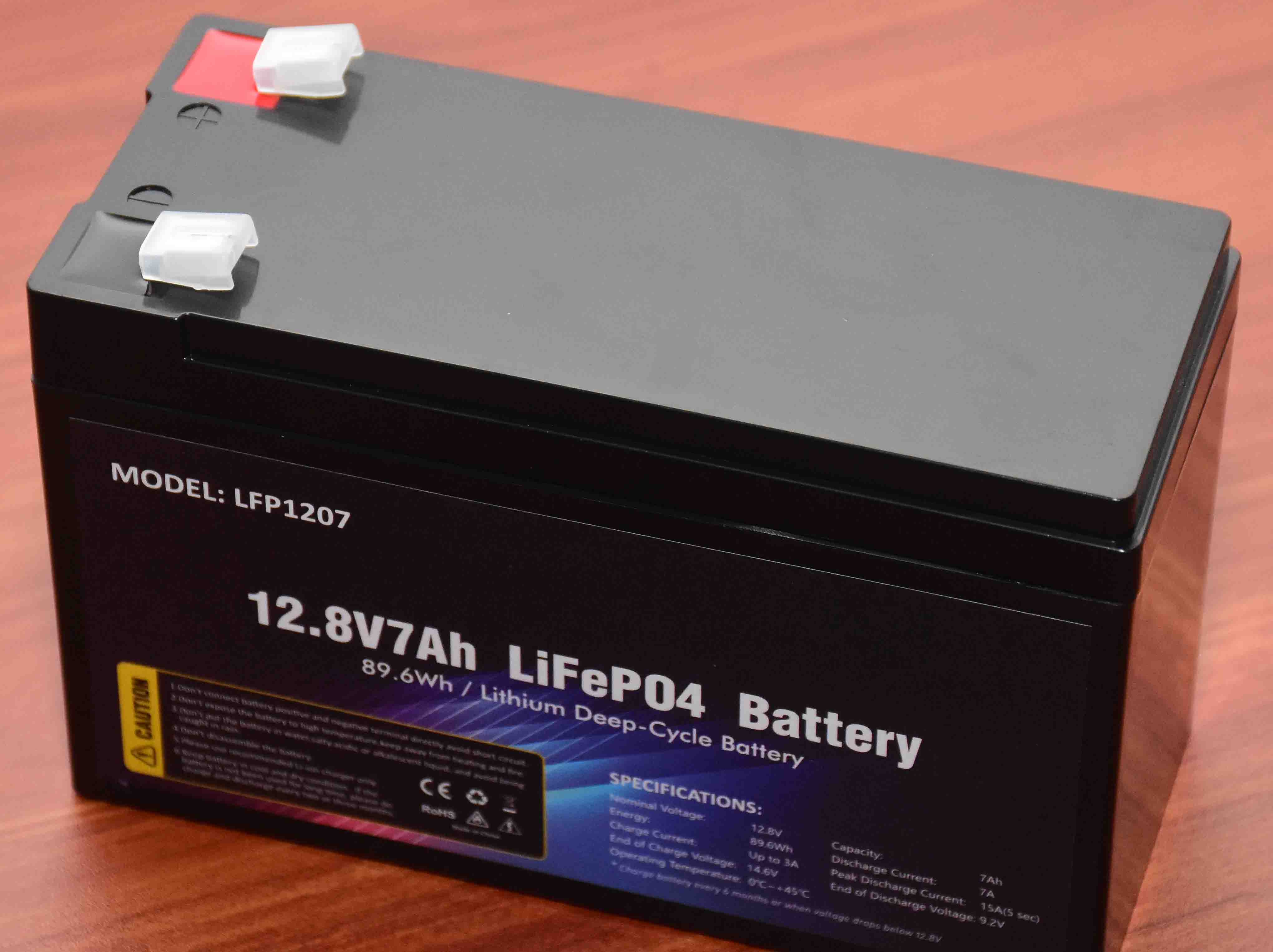 UPS Batteries 12 v 7 AH LiFePO4 Battery 12.8v Lithium Iron Phosphate. 