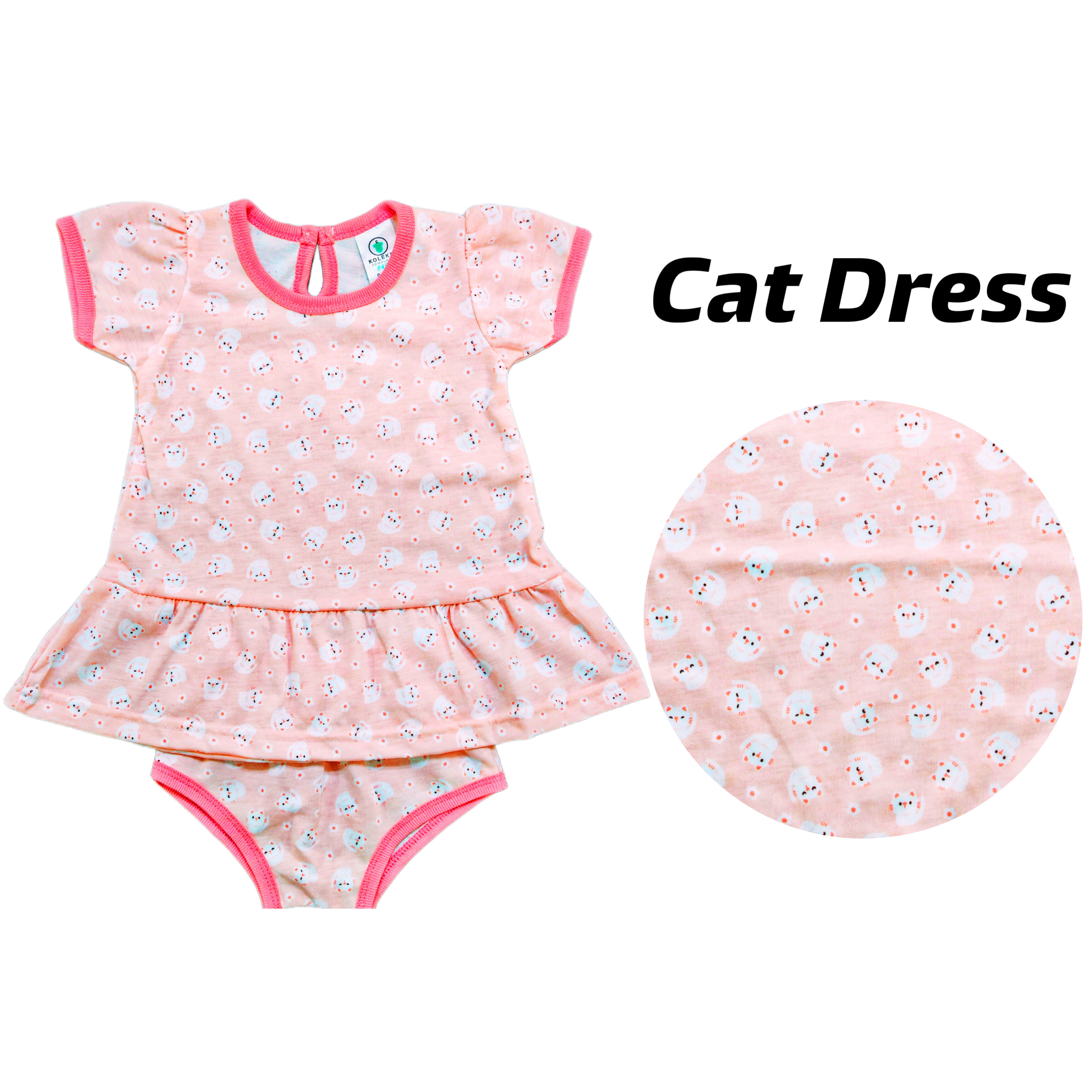 NCH Newborn Baby Girl Cloth Dresses 1 Years Baju Baby Girl Gaun Baju Jalan2 Bayi Perempuan. 
