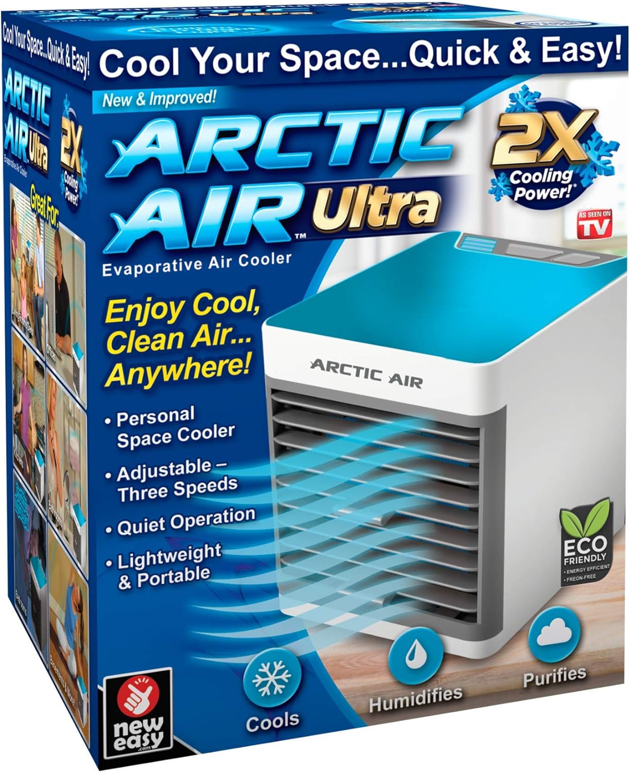 Arctic Air Ultra Evaporative Air Cooler By Ontel Powerful 3 Speed Lightweight Portable Personal Space Cooler With Hydro Chill Technology For Bedroom Office Living Room More Daraz.lk