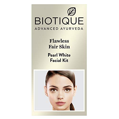 Biotique Pearl White Flawless Glowing Skin Facial Kit, 65g(FROM IND)JEZ. 