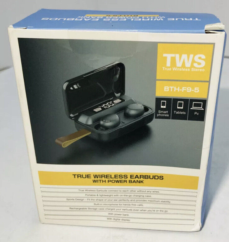 Buy TWS True Wireless Stereo Earbuds With Power Bank BTH-F9-5