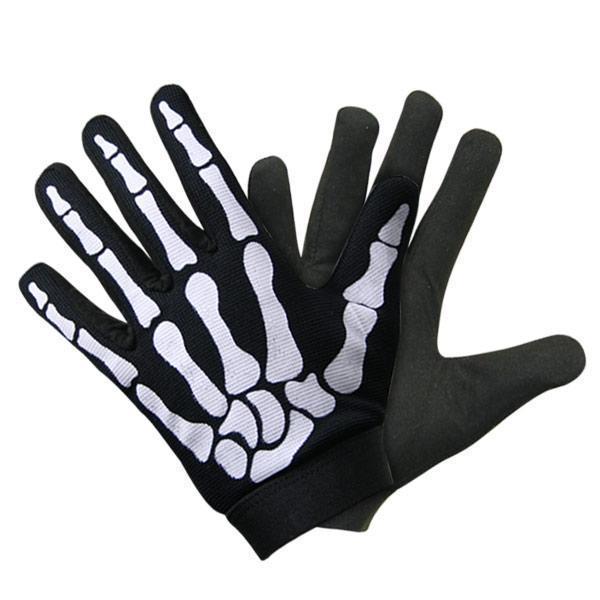 skeleton hand winter gloves