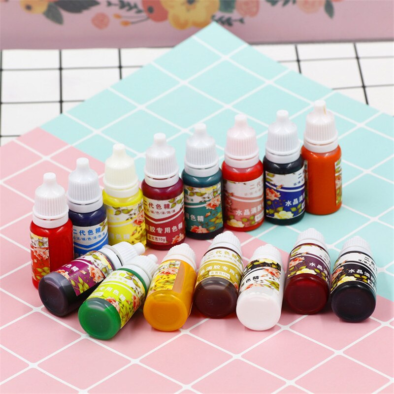 【World Supermarket 2021】High Concentration Dye Pigment Addition Slime Educational Toys For Slime Jewelry  Liquid Resin Pigments Slime. 