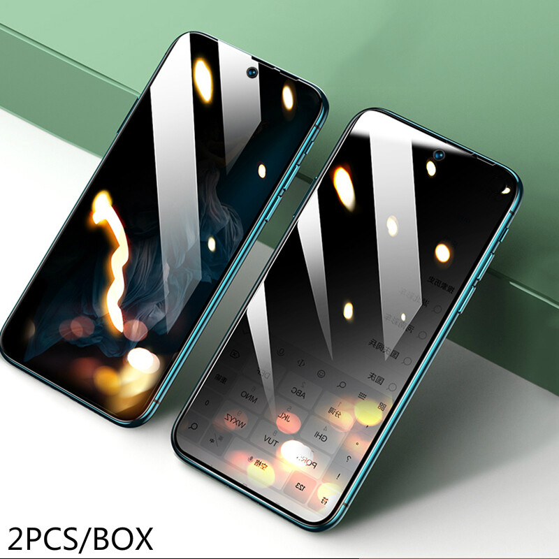 2pieces Privacy Glass for Tecno Spark Go 2024 Screen Protector Tempered Glass for Tecno Spark Go 2024 Full Screen Cover Privacy Film Phone Cases. 