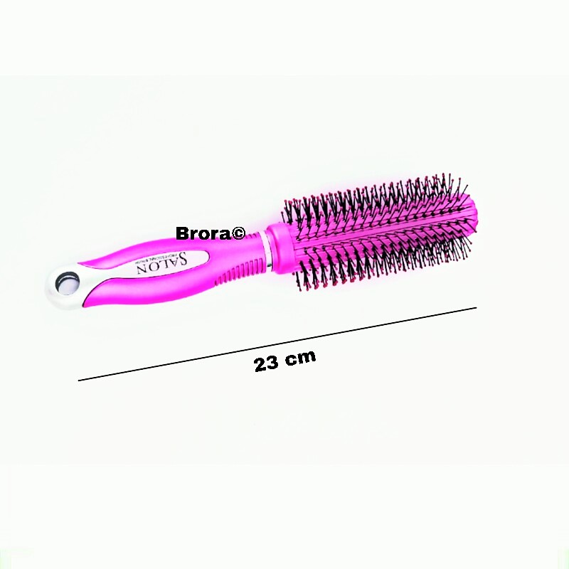 Roller Hair Brush Round Hair Brush Salon Styling & Blow Drying Bristles Brush Curly Comb. 
