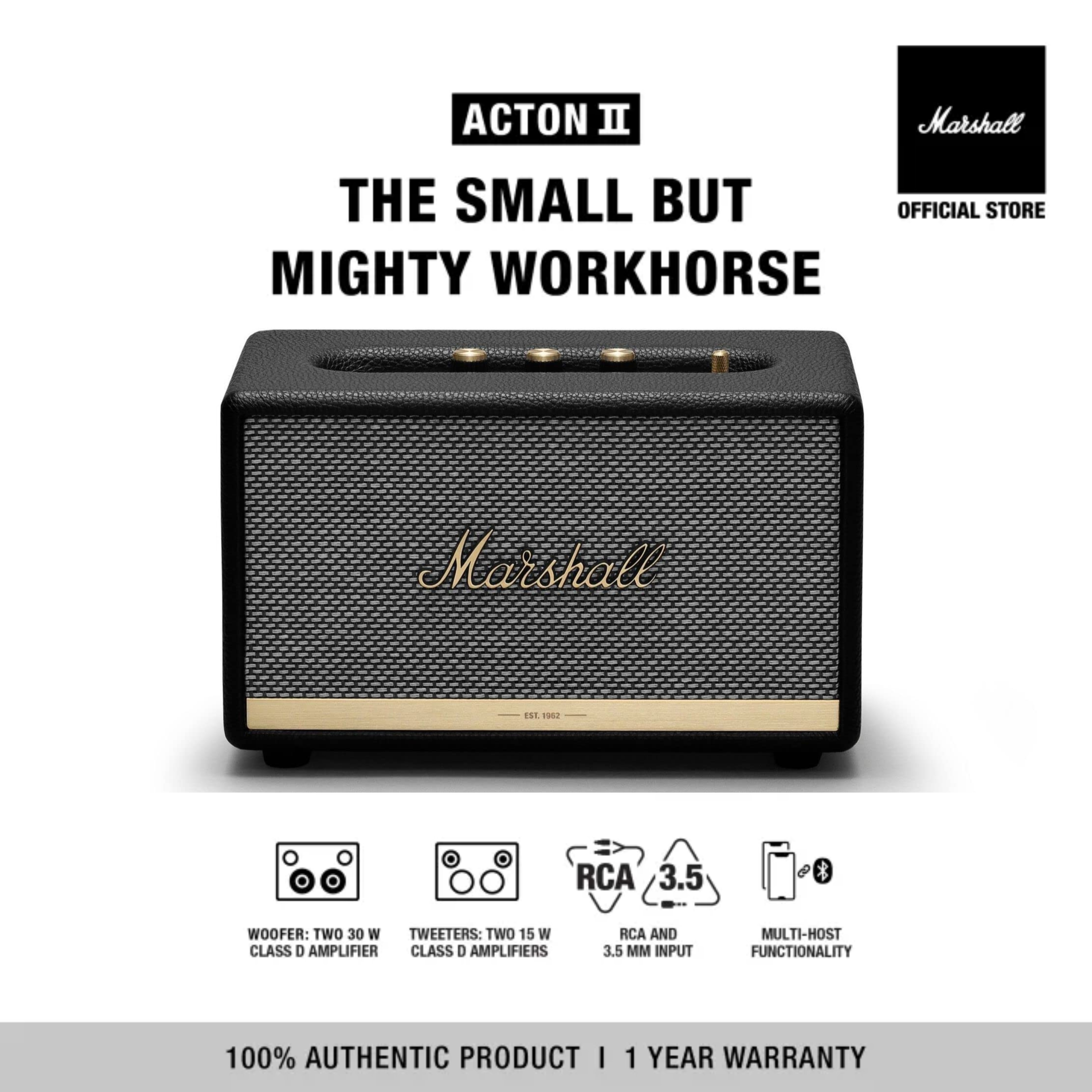 Marshall Acton II Portable Bluetooth Speaker Genuine With Warranty