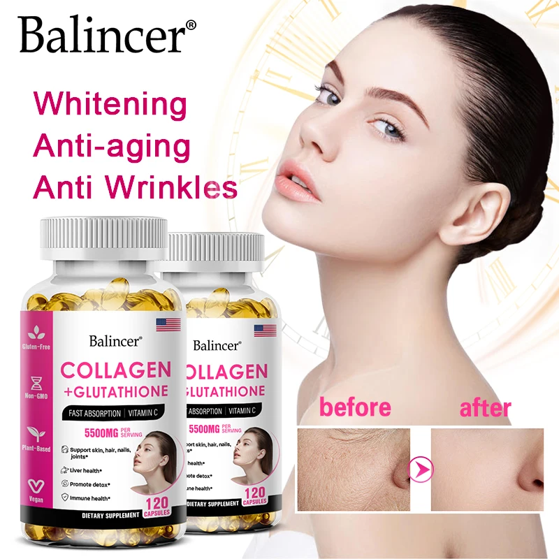 balincer collagen glutathione Balincer Collagen Capsules + Glutathione