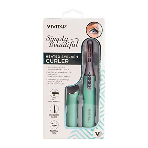 Vivitar  Heated Eyelash Curler Electric Heated Eyelash Curler Long Lasting Lashes Perming Curling Iron. 