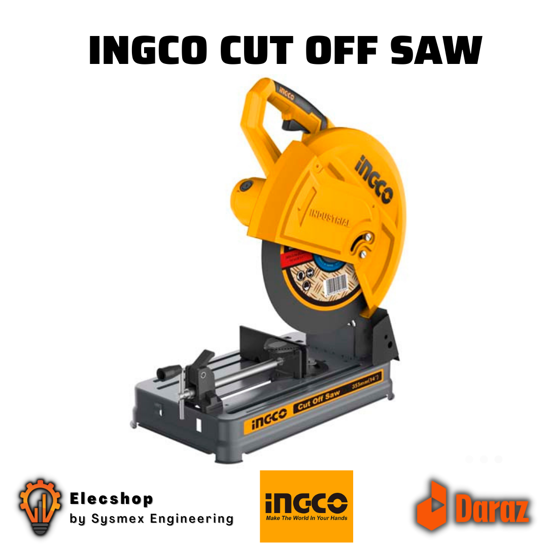 INGCO Cut off Saw COS35568 | Cut off saw Machine | Metal Cutting ...