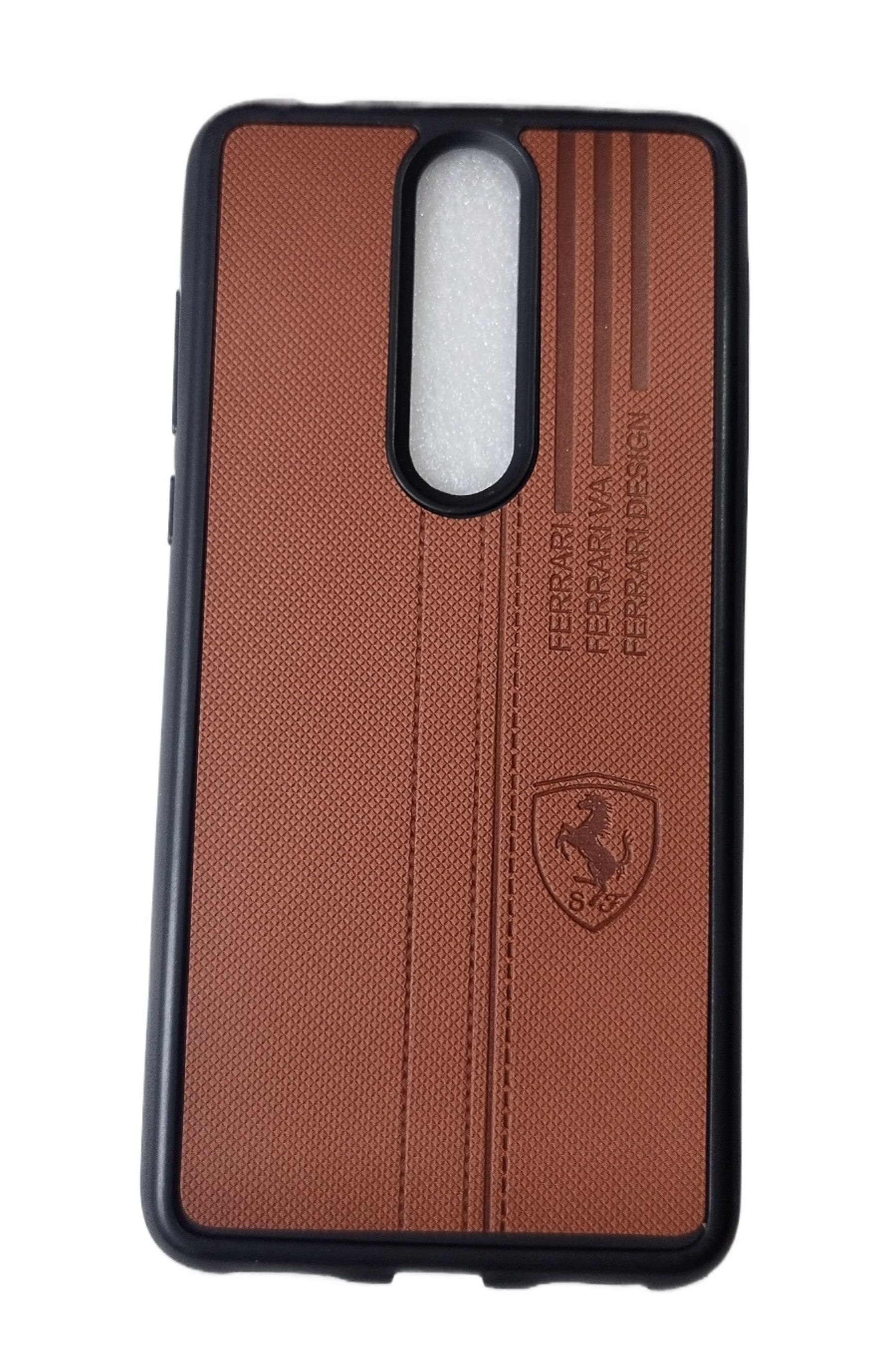 Nokia 3.1 & Nokia 3.1 Plus Leather Design Quality Back cover. 
